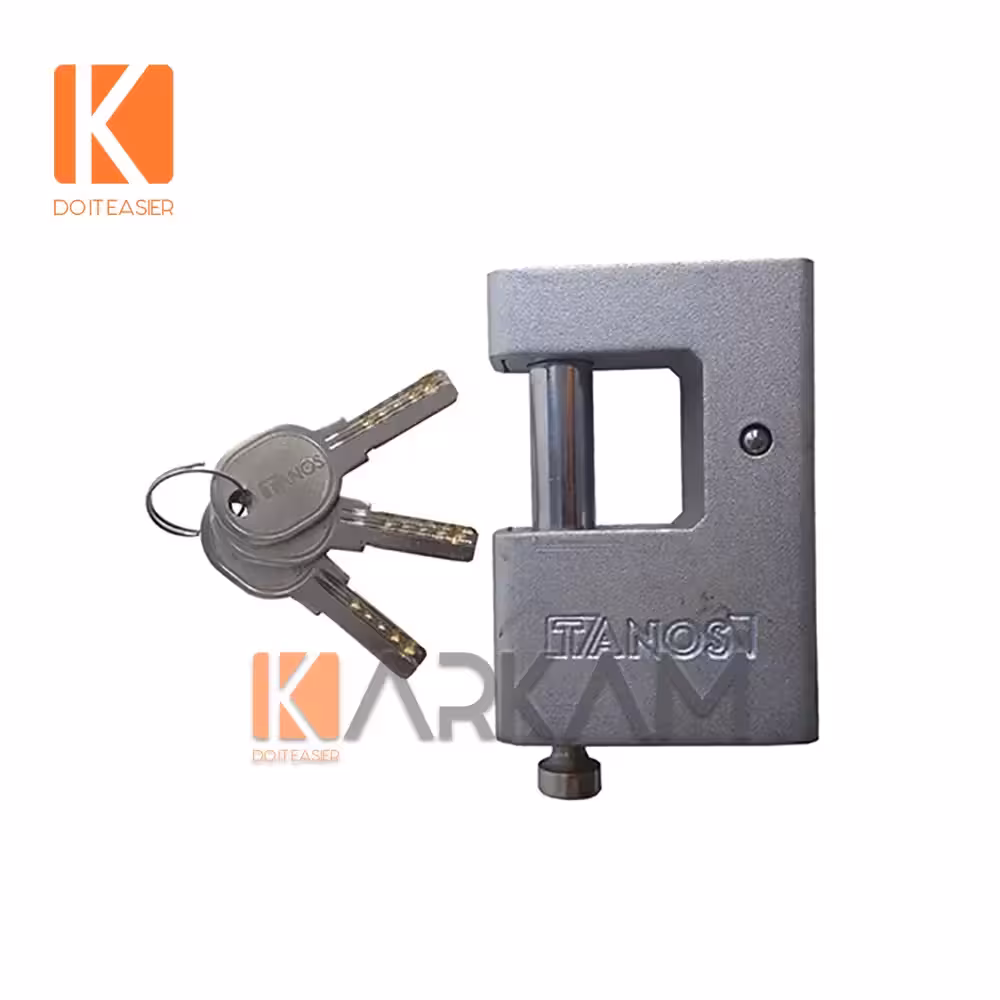 قفل کتابی 95 کلید آهنی pl04-95 چکشی تانوس