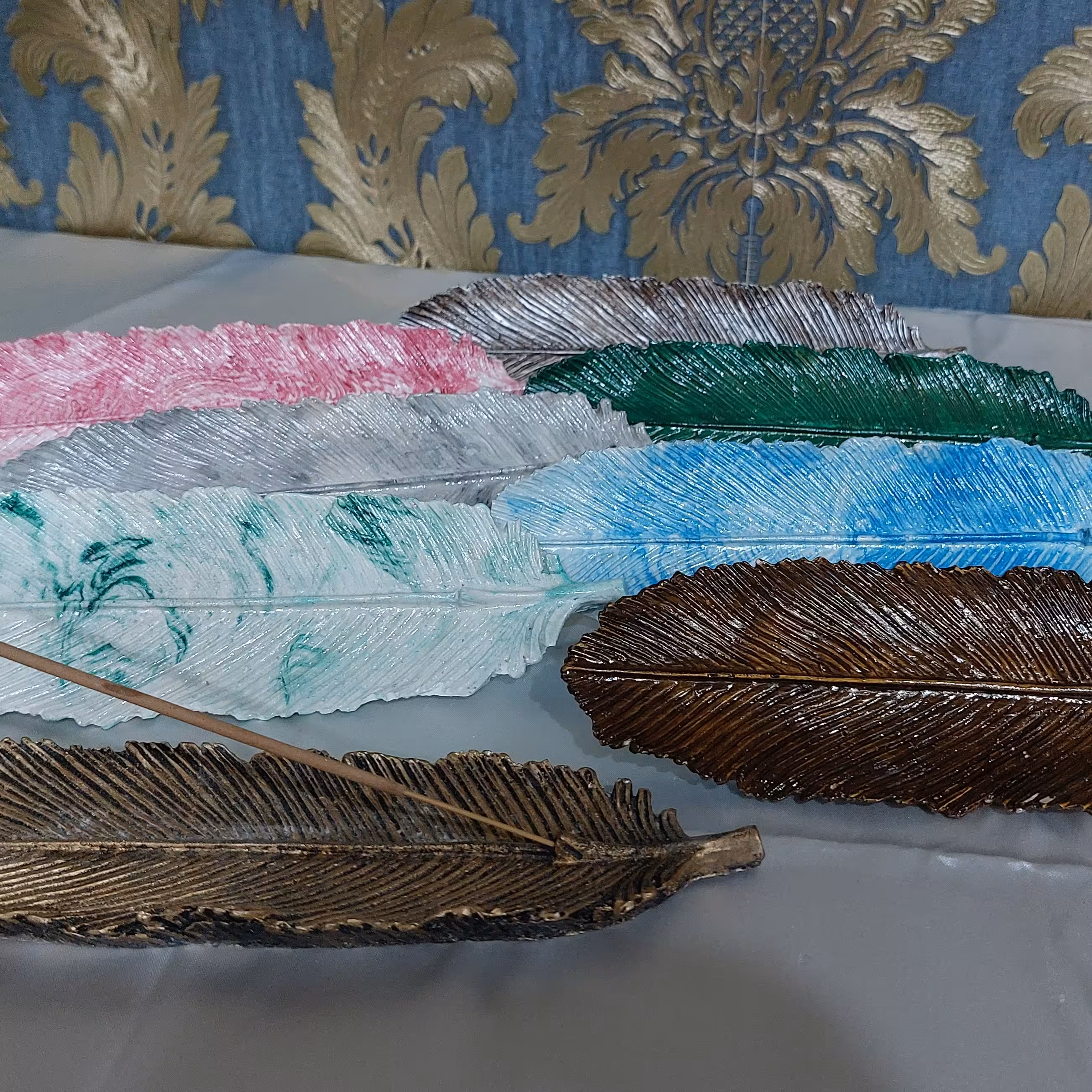 عود سوز  پَر سنگ مصنوعی با روکش رزین برند ساتین