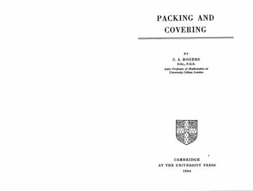 خرید و دانلود نسخه کامل کتاب Packing and Covering