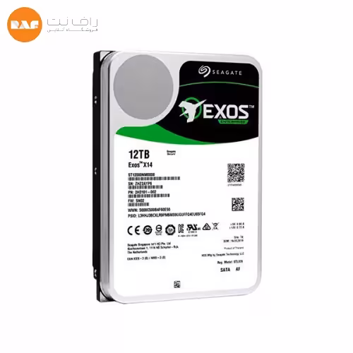 هارد دیسک اینترنال سیگیت مدل Exos X16 ST12000NM000G ظرفیت 12 ترابایت