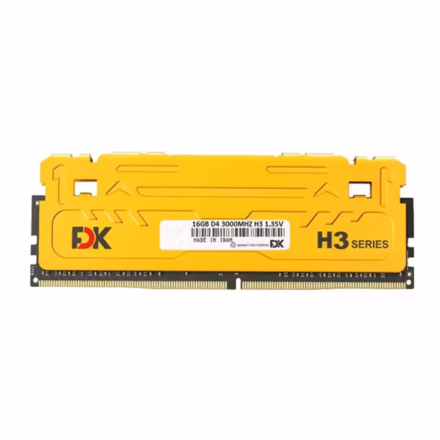 رم دسکتاپ DDR4 تک کاناله 3000 مگاهرتز CL15 فدک مدل H3 ظرفیت 16 گیگابایت