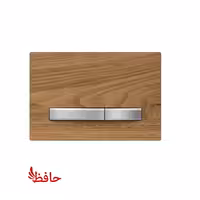 صفحه کلید فلاش تانک توکار ایران مدل پرایم چوب بلوط با دکمه کروم