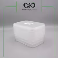 ظرف مستطیل 1200 پولاد(3 عددی)