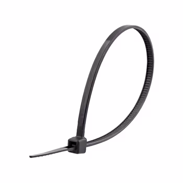 بست کمربندی 2.5*200 - مشکی برند YY تایوان