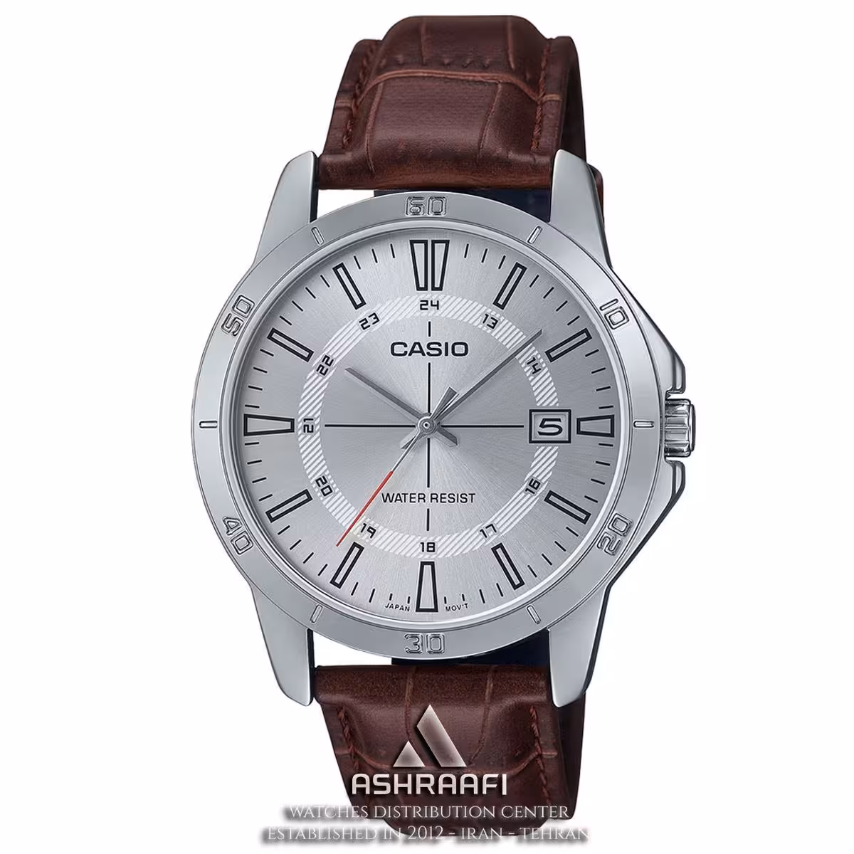 ساعت کاسیو بند چرمی Casio MTP-V004L-7C