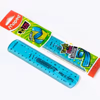 خط کش ژله ای 15 سانتی متری آبی مپد (Maped)