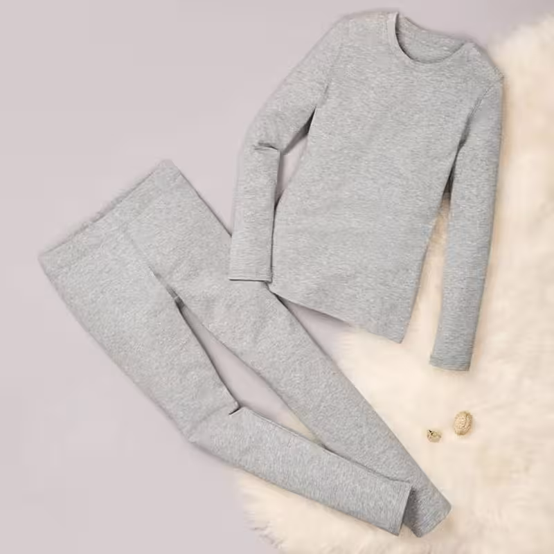 تی شرت آستین بلند و شلوار دخترانه مناسب 10 تا 12 سال برند پیپرتس طوسی کد 10040