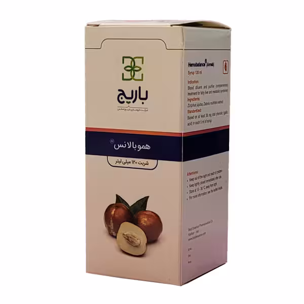 شربت هموبالانس عناب باریج اسانس 120 میلی‎ لیتری