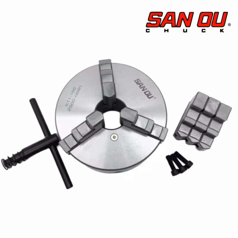 سه نظام دستگاه تراشکاری سایز 250 میلیمتر K11-250 برند SAN OU