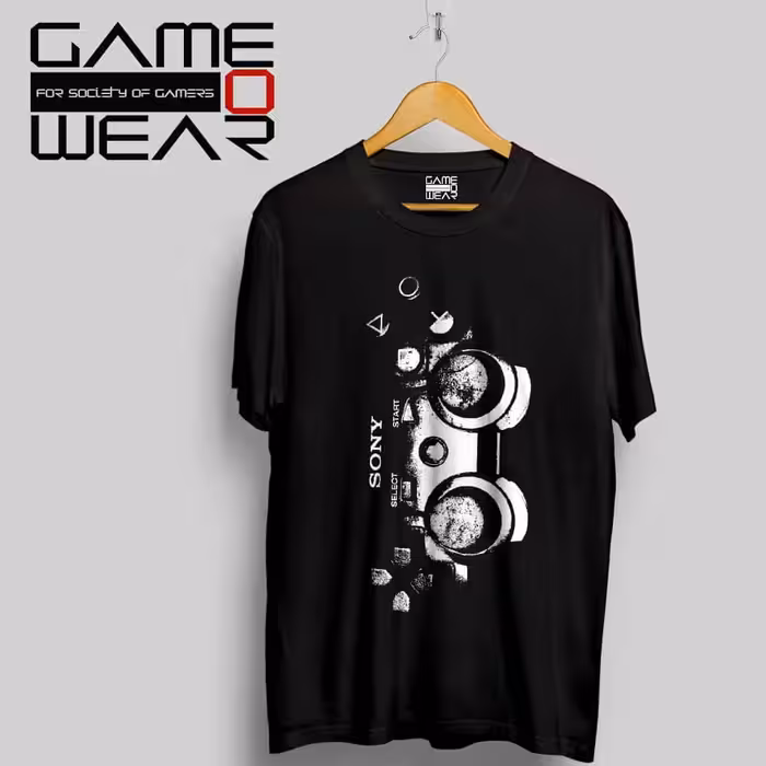 تی شرت طرح بازی پلی استیشن-PLAYSTATION