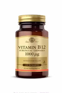 قرص ویتامین B12 مقدار 1000mcg سولگار - 100 عددی