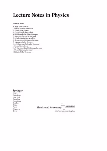 خرید و دانلود نسخه کامل کتاب Physics of Rotating Fluids: Selected Topics of the 11th International Couette-Taylor Workshop Held at Bremen, Germany, 20–23 July 1999