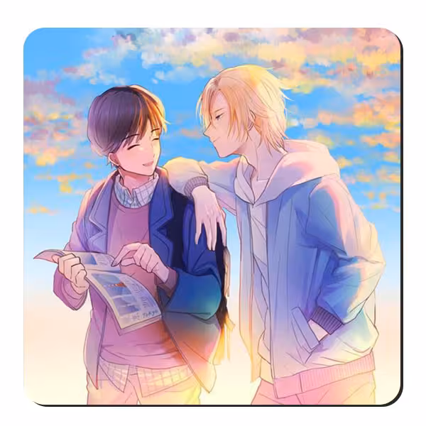 زیر لیوانی طرح انیمه banana fish کد nzl615