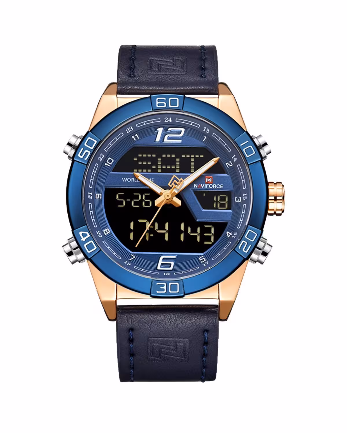 ساعت مچی مردانه ناوی فورس NAVIFORCE NF9128 RG/BE/BE