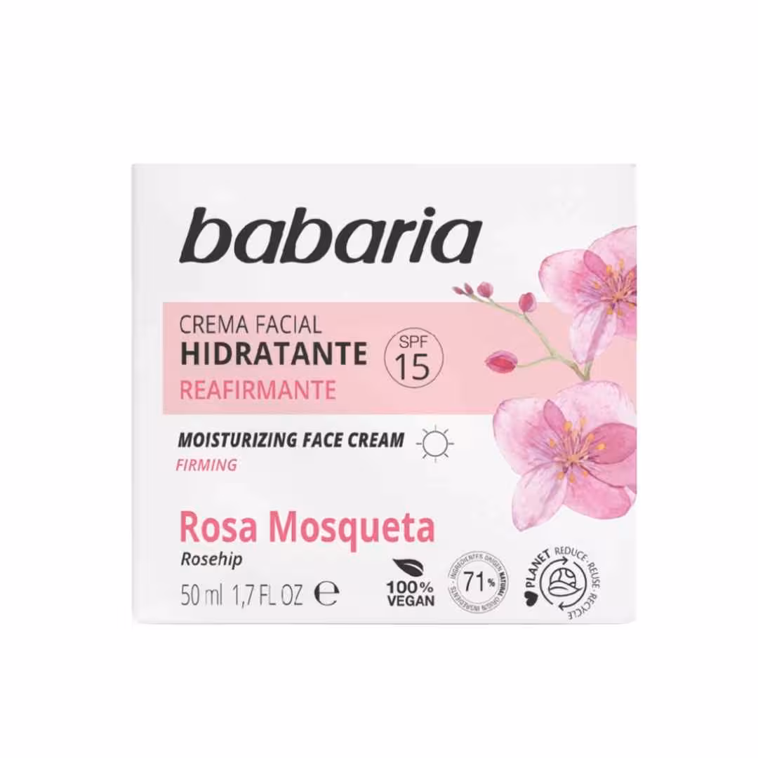 کرم مرطوب کننده آبرسان قوی باباریا Rosa mosgueta SPF15 حجم 30 میل