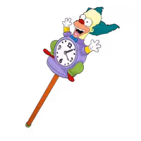 Krusty Alarm Clock