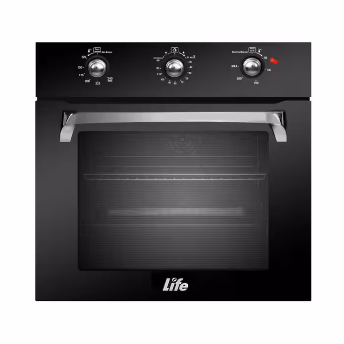 فر تو کار برقی، گازی مشکی شیشه ای لایف مدل Li-53