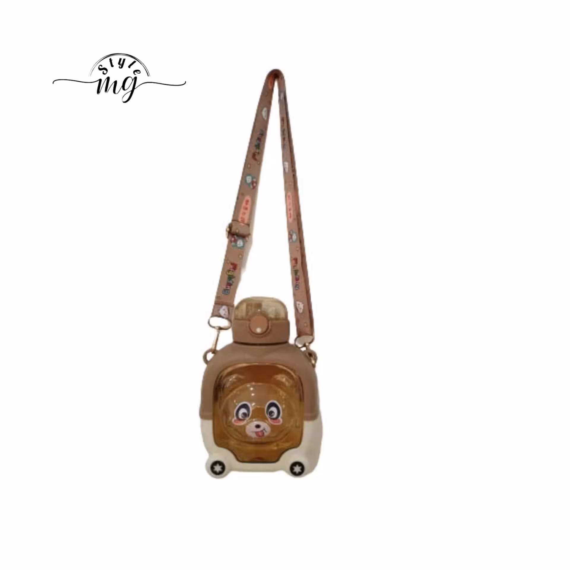 قمقمه مخصوص کودکان فانتزی مدل خرسی طرح ماشین