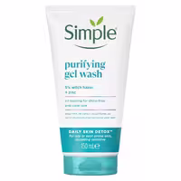 ژل شستشوی سیمپل مدل Purifying | مخصوص پوست چرب و مختلط | حجم 150 میل