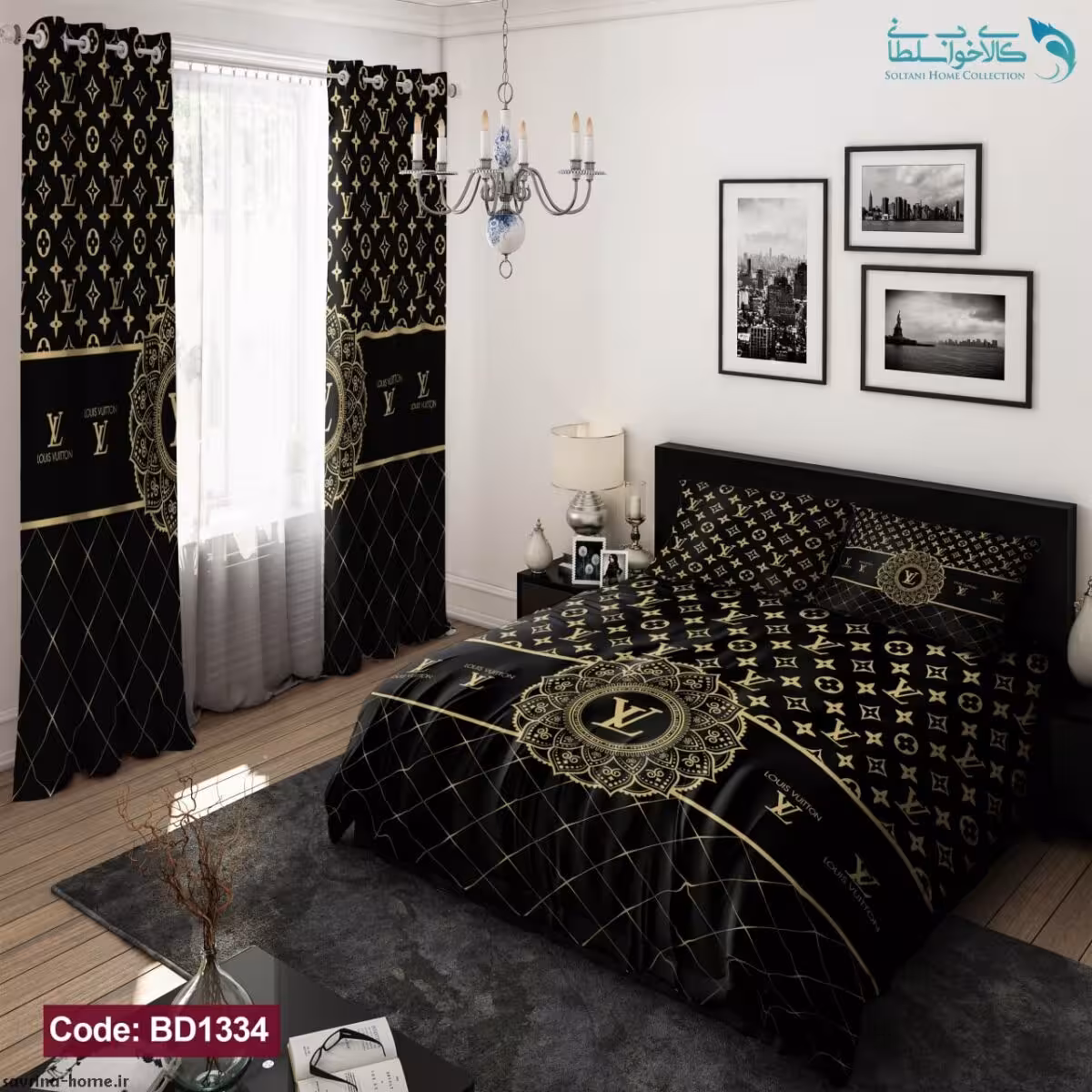 روتختی طرح لویی ویتون دونفره کد BD1334