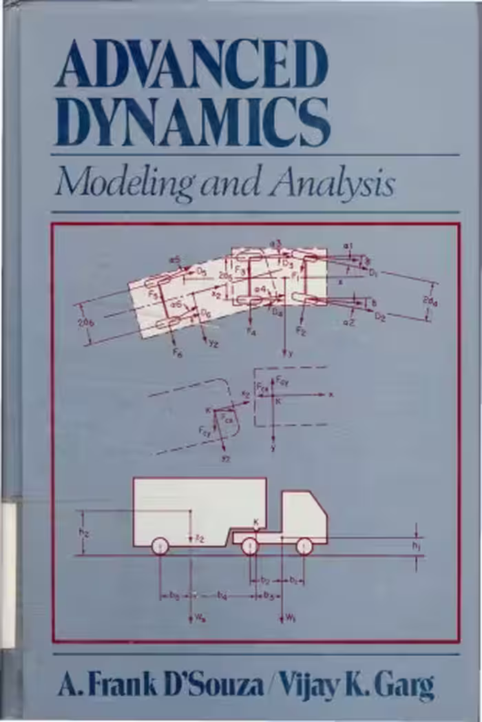 خرید و دانلود نسخه کامل کتاب Advance Dynamics: Modeling and Analysis