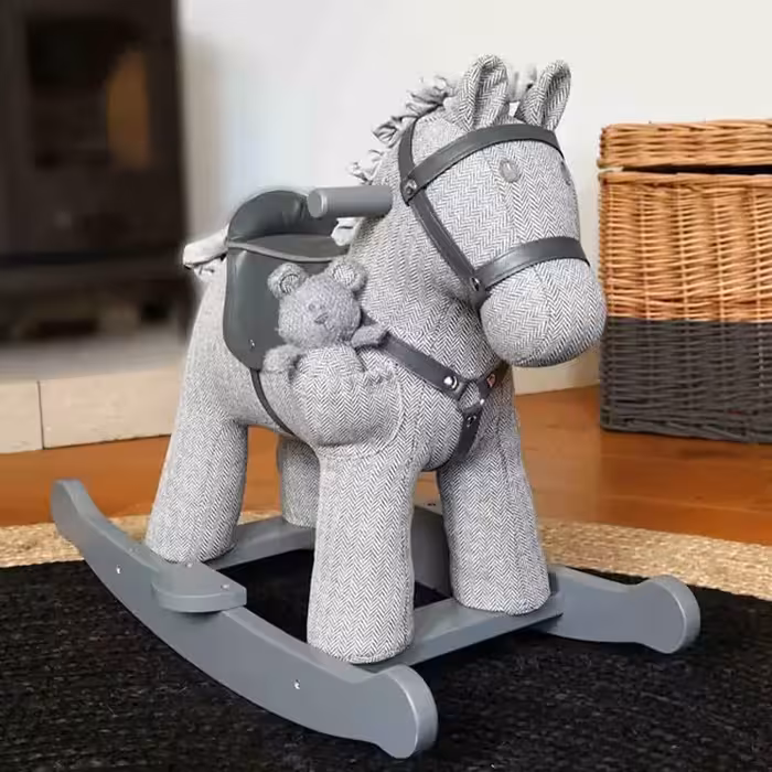 راکر اسب چوبی کودک لیتل برداسترلینگ و مک little bird