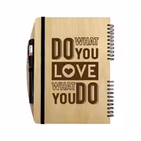 دفتر چوبی خودکاردار  بنی دکو مدل 06  - مناسب تبلیغات و هدیه با طرح اختصاصی