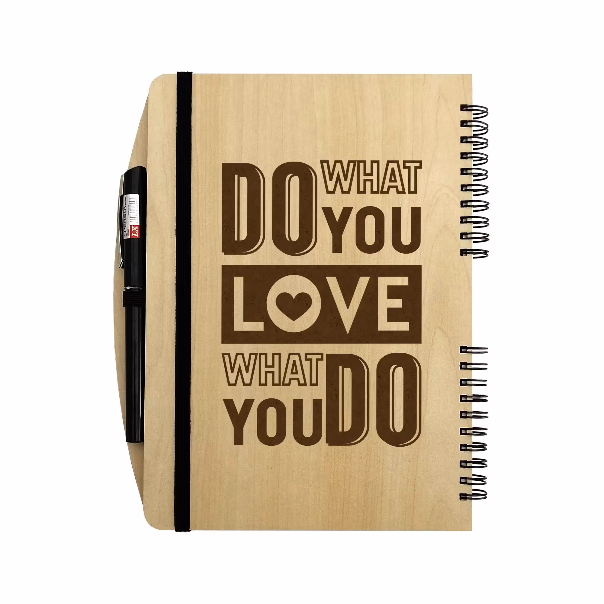 دفتر چوبی خودکاردار  بنی دکو مدل 06  - مناسب تبلیغات و هدیه با طرح اختصاصی