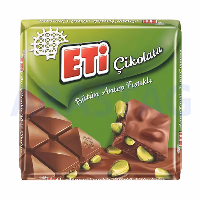 شکلات شیری با مغز پسته 60 گرم اتی چیکولاتا