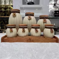 سرویس پاسماوری پایه چوبی 8017 ای جی کد 1001