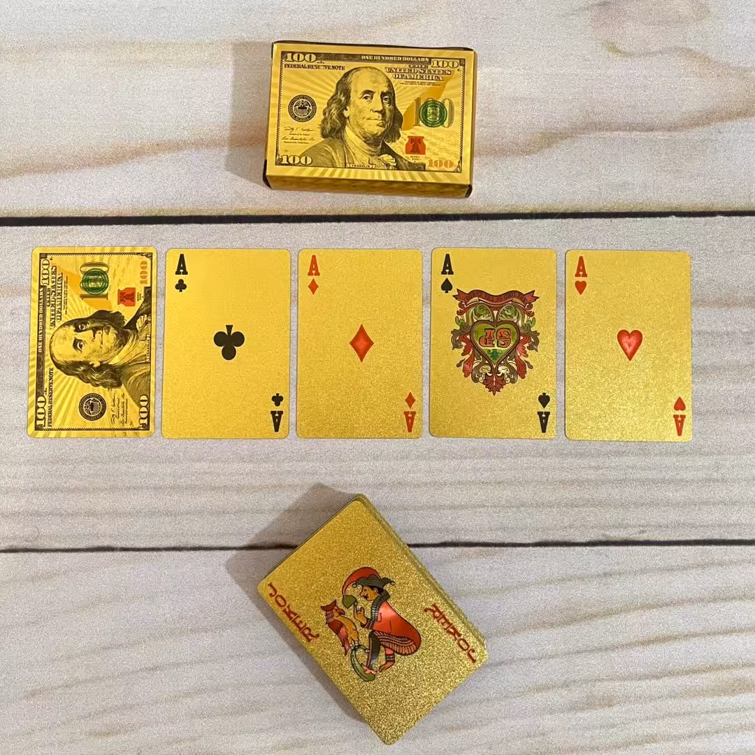 پاسور طرح دلار رنگ  طلایی