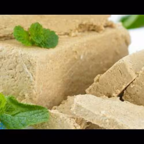 حلوا ارده شکری ساده درجه 1(500گرمی)