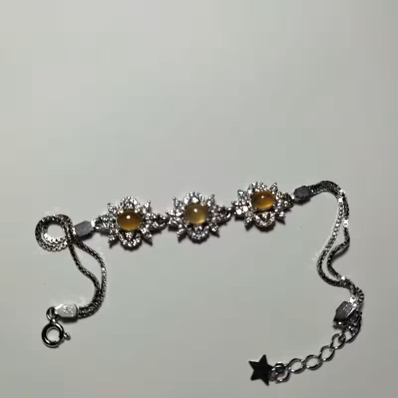 دستبند عقیق زرد