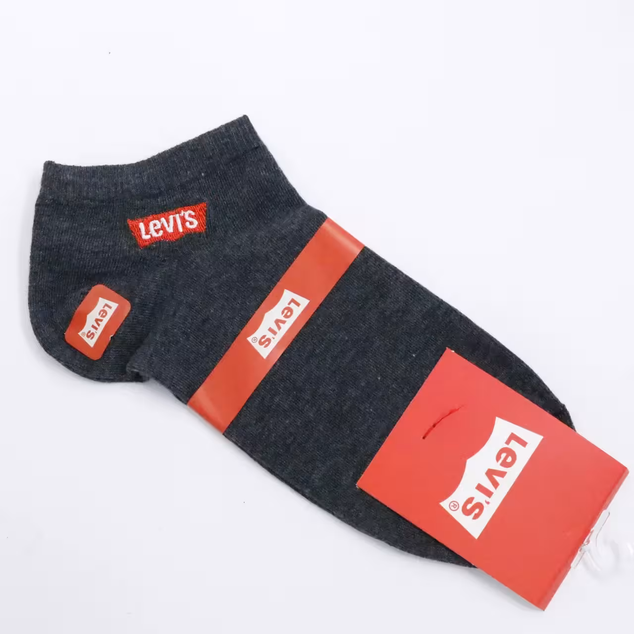 جوراب مچی اسپورت مارک Levis رنگ طوسی تیره 20031