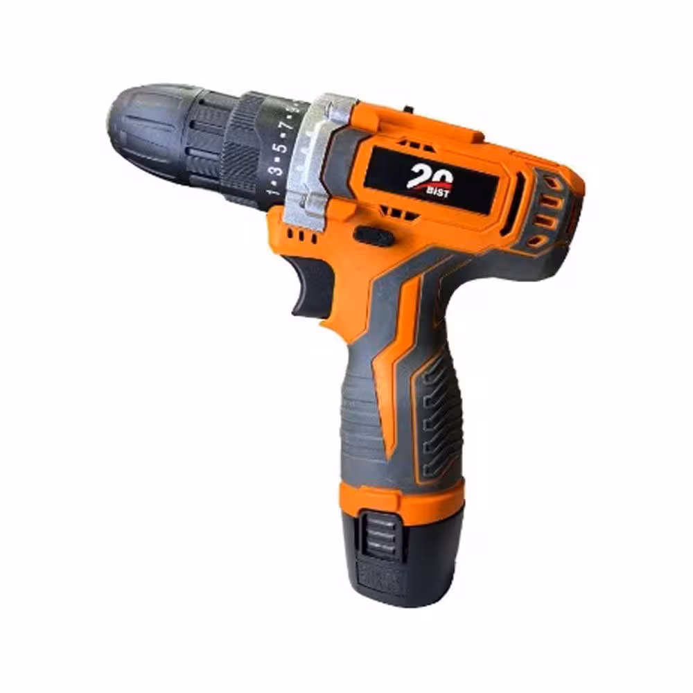 دریل پیچ گوشتی شارژی پی ام تک باتری مدل BIST DC شرکت آنکور گارانتی شرکتی