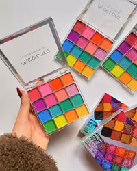 پالت سایه 16 رنگ برند می.س لا.را  با پیگمنت بالا و کیفیت تضمینی مخصوص میکاپ رنگی و تابستانه