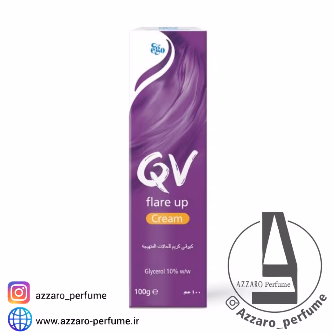 کرم مرطوب کننده فلر آپ کیووی مدل Flare Up حجم 100 گرم