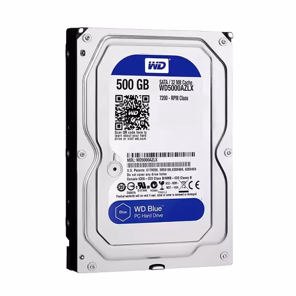 هارد وسترن دیجیتال آبی 500 گیگابایت WD Blue WD5000AZLX 500GB HDD