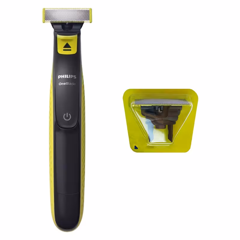 ماشین اصلاح موی صورت و بدن فیلیپس مدل OneBlade به همراه سری یدک | کالا مکس