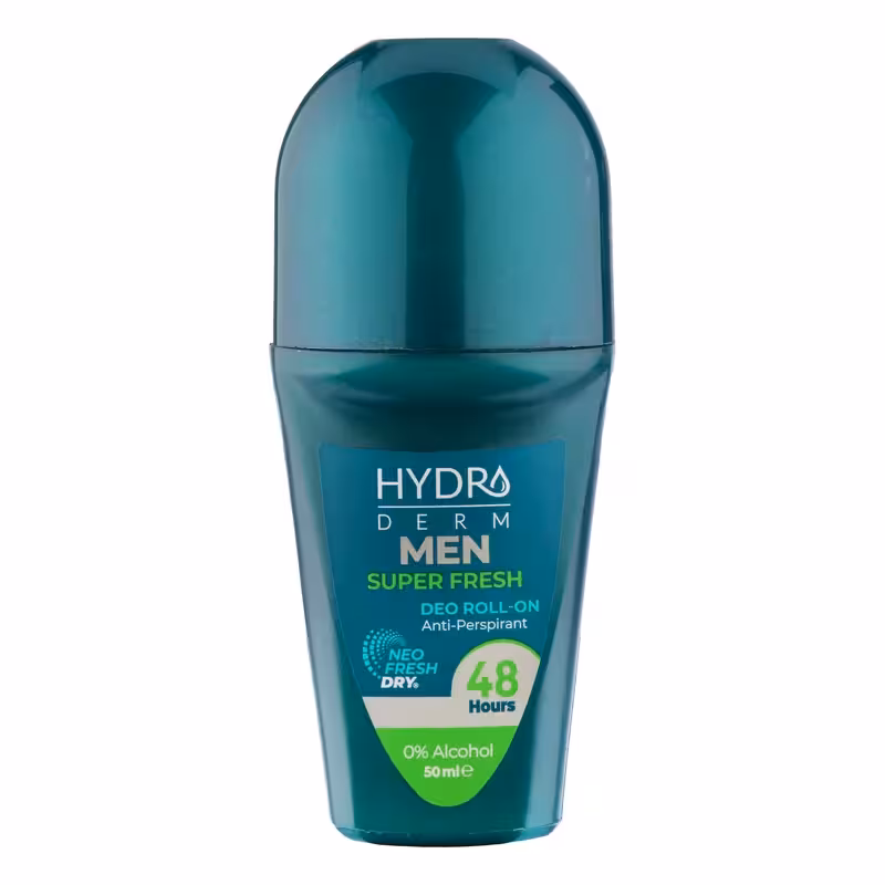 رول ضد تعریق مردانه هیدرودرم مدل Super Fresh حجم 50 میلی لیتر