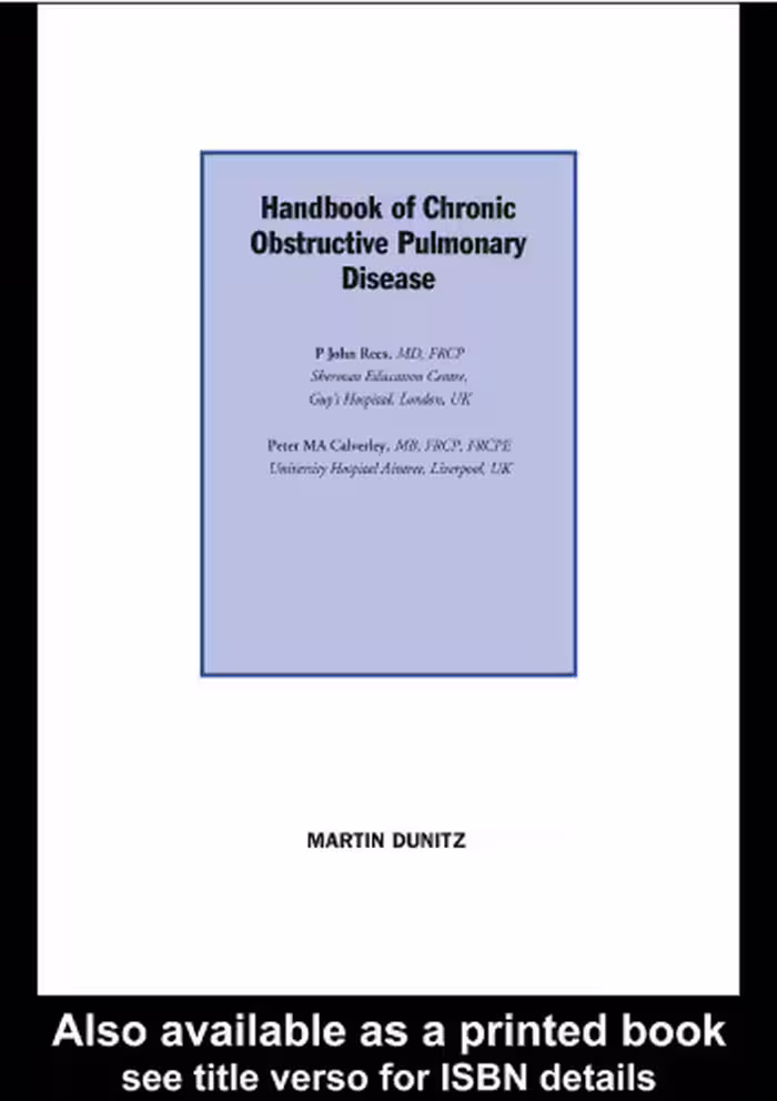 خرید و دانلود نسخه کامل کتاب Handbook of Chronic Obstructive Pulmonary Disease