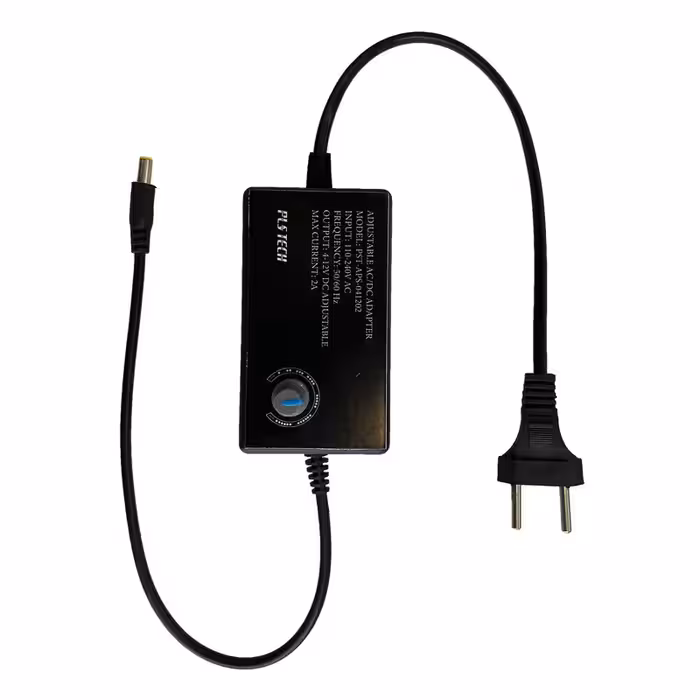 آداپتور متغیر 4 الی 12 ولت 2 آمپر بین راهی مدل PST-APS-041202 | کالا مکس