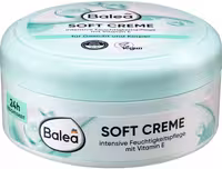 کرم نرم کننده صورت و بدن سافت باله آ با ویتامین ای اصل آلمان Balea Soft Cream with Vitamin E