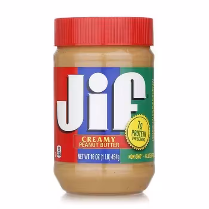 کره بادام زمینی جیف نچرال 454 گرم | Jif Creamy Butter