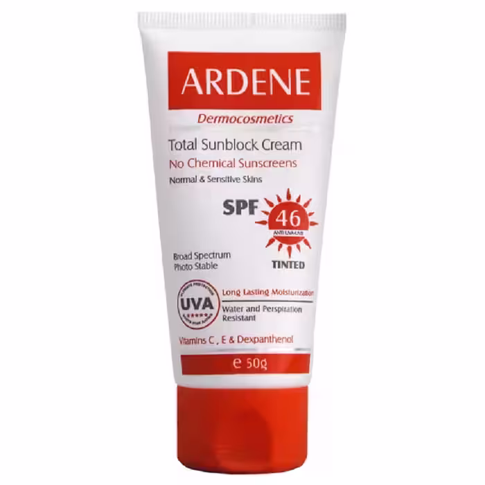 کرم ضدآفتاب SPF46 آردن ( پوست معمولی و حساس )