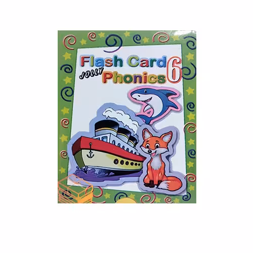 فلش کارت جولی فونیکس شش Jolly Phonics 6 Flashcards