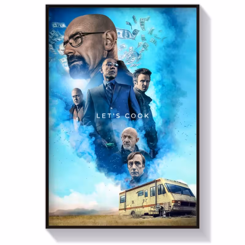 تابلو و پوستر سینمایی طرح سریال برکینگ بد