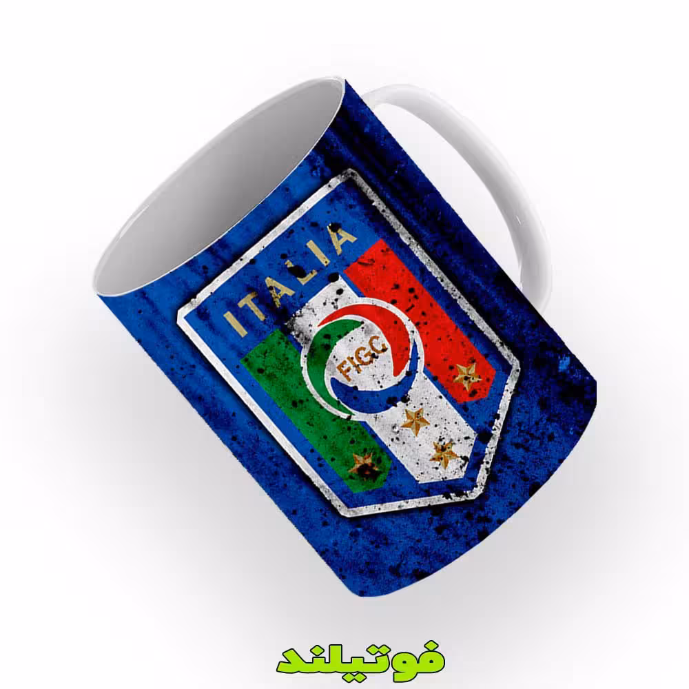 لیوان تیم ملی ایتالیا طرح 3