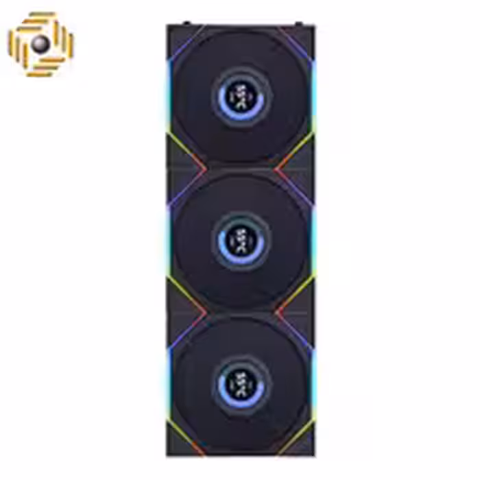 فن کیس لیان لی UNI FAN TL120 LCD Black Wireless  بسته 3 عددی