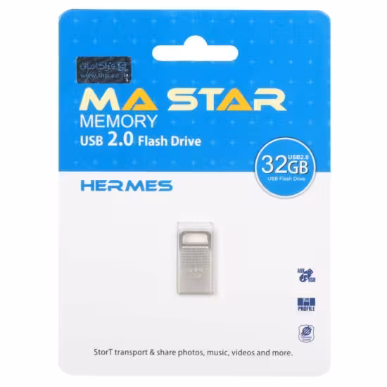فلش مموری ام ای استار مدل Hermes USB 2.0 ظرفیت 32 گیگابایت